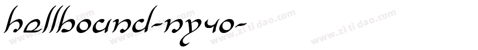 Hellbound-nY4O字体转换