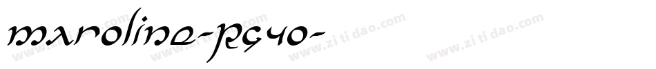 Maroline-RG4o字体转换 Maroline-RG4o字体转换