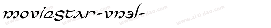 MovieStar-vn3L字体转换
