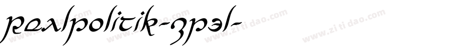 Realpolitik-zP3L字体转换 Realpolitik-zP3L字体转换