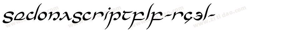 Sedonascriptflf-rg3L字体转换 Sedonascriptflf-rg3L字体转换