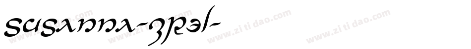 Susanna-zR3l字体转换 Susanna-zR3l字体转换