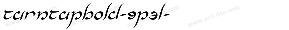 TurntUpBold-9P3L字体转换