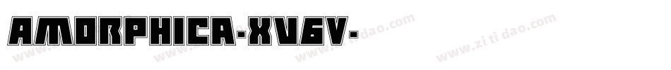 Amorphica-xv6V字体转换