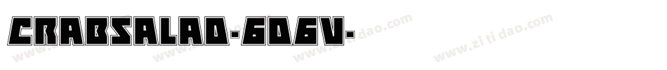 Crabsalad-6d6v字体转换