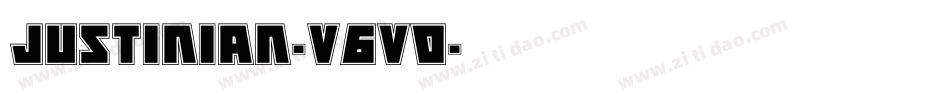 Justinian-V6V0字体转换