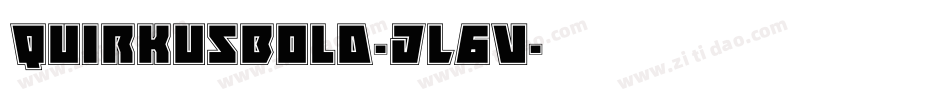 QuirkusBold-jL6v字体转换