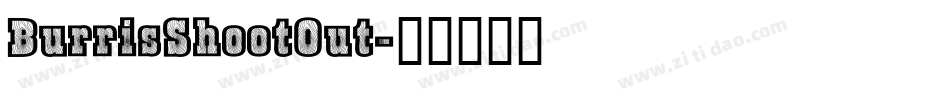 BurrisShootOut字体转换