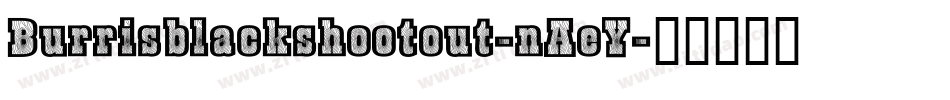 Burrisblackshootout-nAeY字体转换