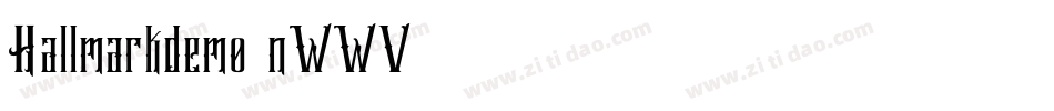Hallmarkdemo-nWWV字体转换