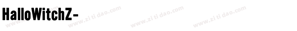 HalloWitchZ字体转换