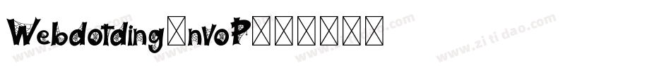 Webdotding-nvoP字体转换