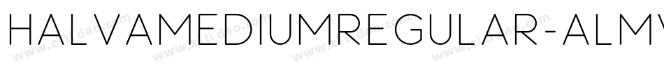 HalvamediumRegular-ALmwM字体转换