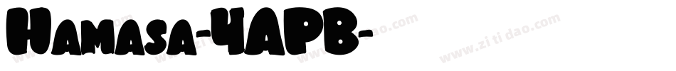 Hamasa-4APB字体转换