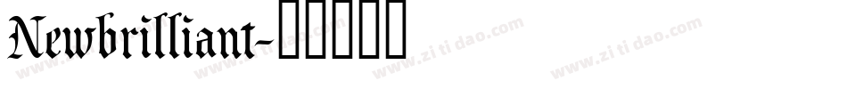 Newbrilliant字体转换