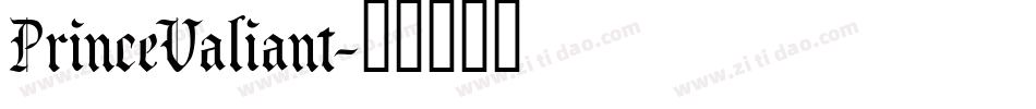 PrinceValiant字体转换