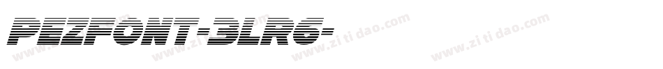 PezFont-3lr6字体转换