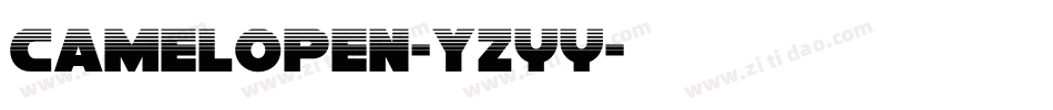 CamelOpen-Yzyy字体转换