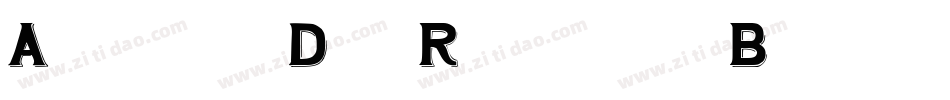AdagiettoDemoRegular-m7B9字体转换