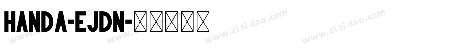 Handa-Ejdn字体转换