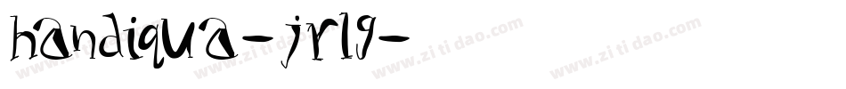 Handiqua-jRL9字体转换