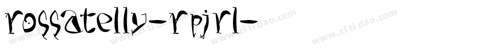 Rossatelly-RpJrl字体转换