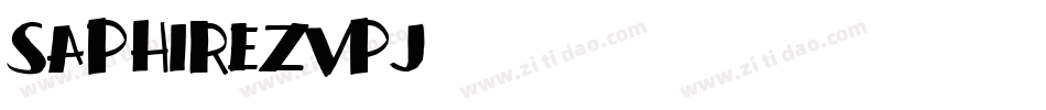 Saphire-ZVpJ字体转换