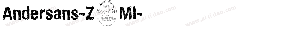 Andersans-Z2Ml字体转换