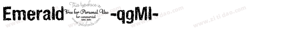 Emerald1-qgMl字体转换