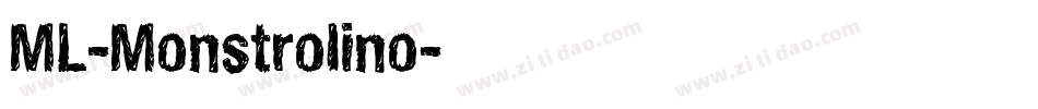 ML-Monstrolino字体转换