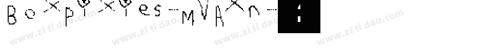 Boxpixies-MVAXn字体转换