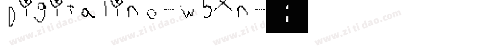 Digitalino-w5Xn字体转换