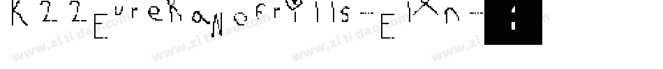 K22EurekaNofrills-ElXn字体转换