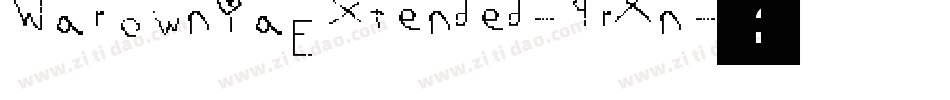 WarowniaExtended-9rXn字体转换