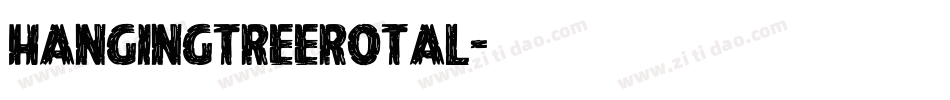hangingtreerotal字体转换