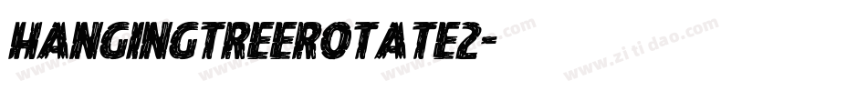 hangingtreerotate2字体转换