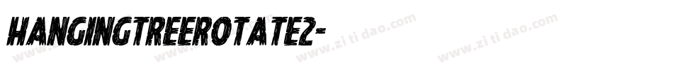 hangingtreerotate2字体转换