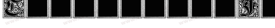 ChaucerianInitials字体转换