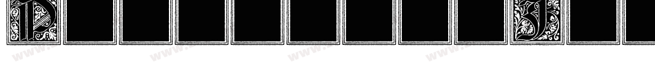PompadourInitials字体转换