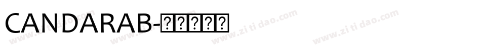 CANDARAB字体转换