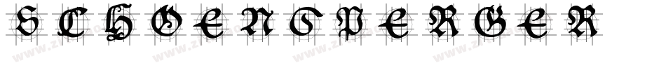 Schoensperger字体转换