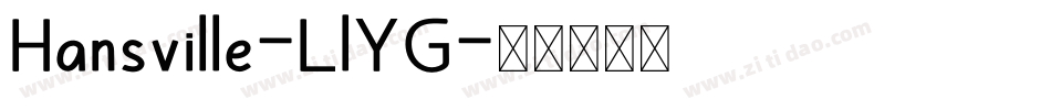 Hansville-LlYG字体转换