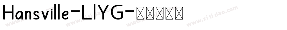 Hansville-LlYG字体转换