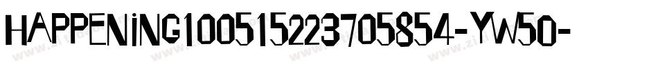 Happening100515223705854-YW5o字体转换