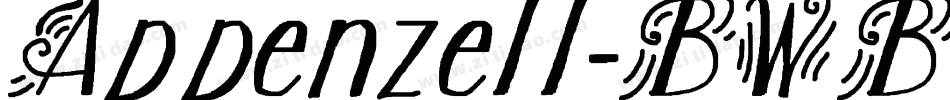 Appenzell-BWBmn字体转换