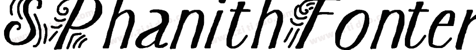 SPhanithFonterWw-lYw5字体转换