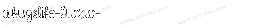 ABugsLife-2vZw字体转换
