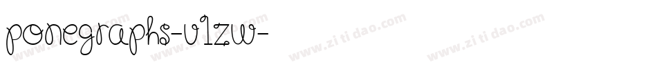 Ponegraphs-V1Zw字体转换