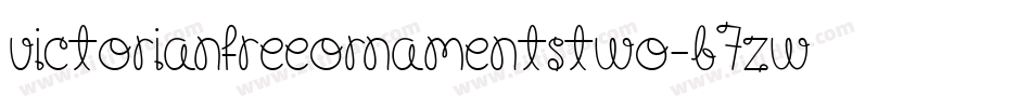 VictorianFreeOrnamentsTwo-B7Zw字体转换