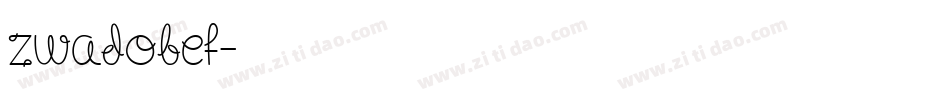 ZWAdobeF字体转换